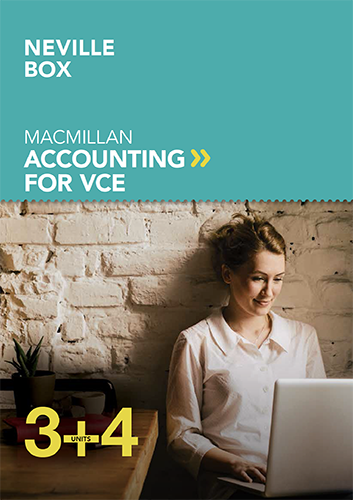 Book cover Macmillan Accounting VCE Units 3 & 4 eBook